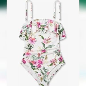 Kona sol bandeau full coverage one piece swimsuit